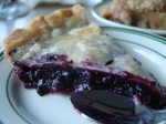 Wild Maine blueberry pie .. eaten in Maine